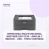 Brother Impresora Multifuncional Brother Dcp-t230 - Amplia Y Reduce - USB - Tinta Continua