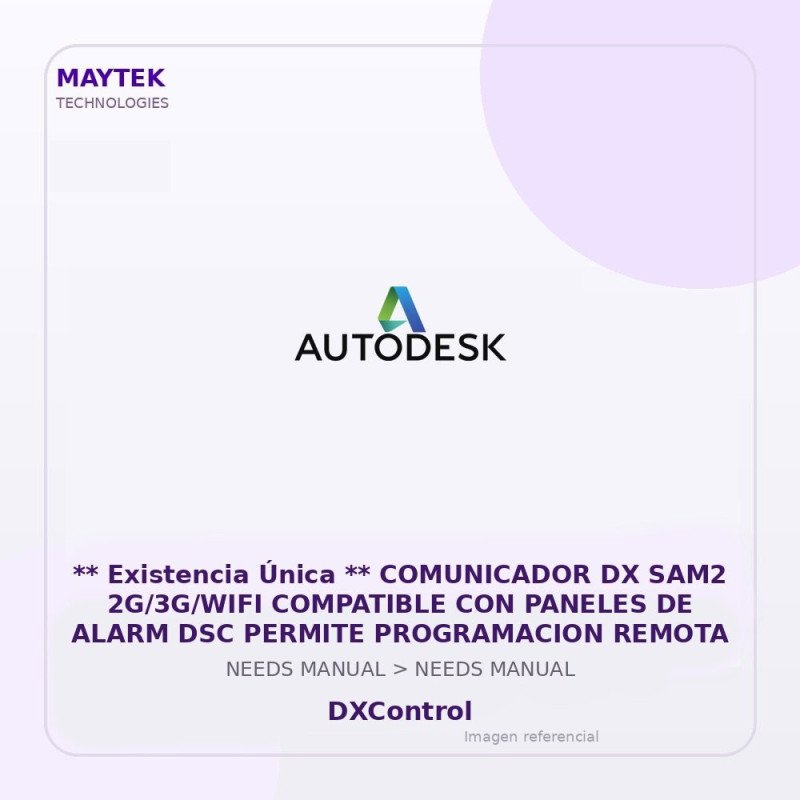 DXControl Comunicador DX SAM2 2G/3G/WIFI Compatible con Paneles de Alarm DSC Permite Programacion Remota