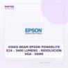 Epson Video Beam Epson Powerlite E24 - 3600 Lumens - Resolucion Xga - HDMI