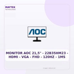 Monitor Aoc 21,5" - 22b35hm23 - HDMI - VGA - FHD - 120hz - 1MS