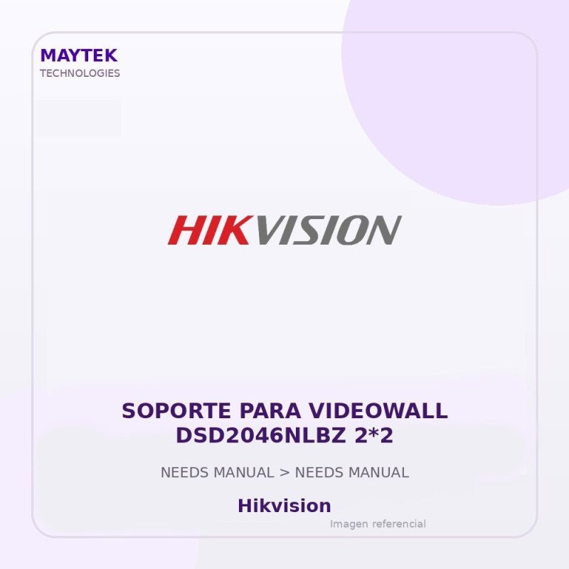 Hikvision Soporte para Videowall DSD2046NLBZ 2*2