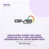 Auriculares Gamer con Cable, Conector de 3.5 MM, Microfono Desmontable HD, Color NEGRO-OCRE