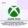 PIN Digital XBOX GAME PASS Essential | 12 Meses | MAS de 50 Juegos | Multijugador en Linea | para PC y Consola