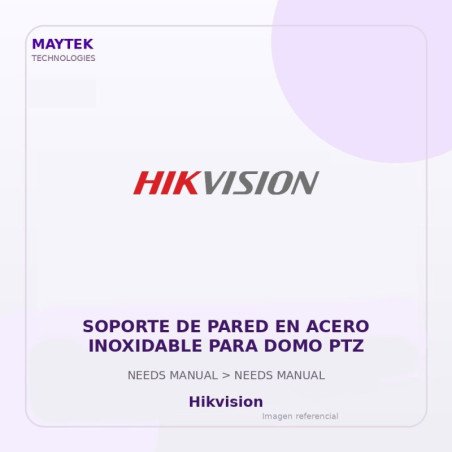 Soporte de Pared en Acero Inoxidable para DOMO PTZ