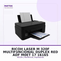 RICOH Laser M 320F Multifuncional, Duplex, Red, ADF (M0ET-17)