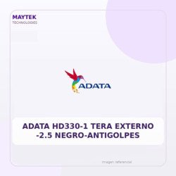 Adata Hd330-1 Tera Externo -2.5 Negro-antigolpes
