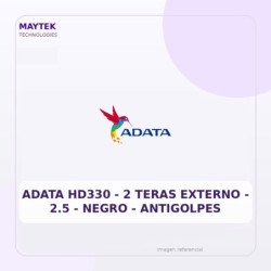 Adata Hd330 - 2 Teras Externo - 2.5 - Negro - Antigolpes
