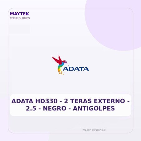 Adata Hd330 - 2 Teras Externo - 2.5 - Negro - Antigolpes
