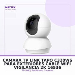 CAMARA TP-LINK Tapo C320WS Para Exteriores Cable/WiFi Vigilancia 2K