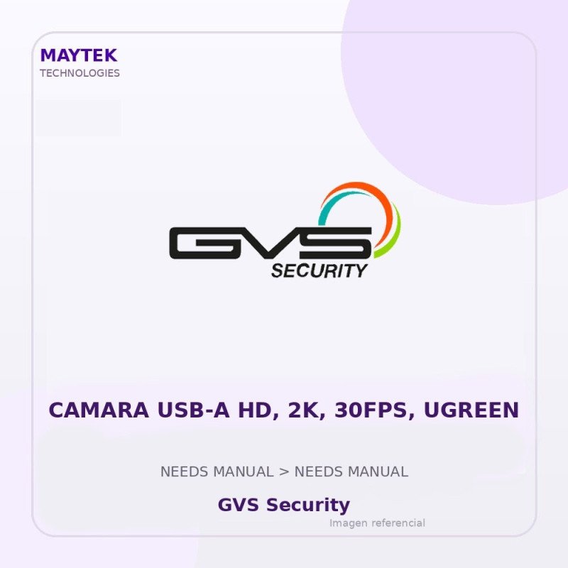 Camara USB-A HD, 2K, 30FPS, Ugreen