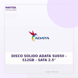 Disco Solido Adata SU650 | 512GB | SATA 2.5"