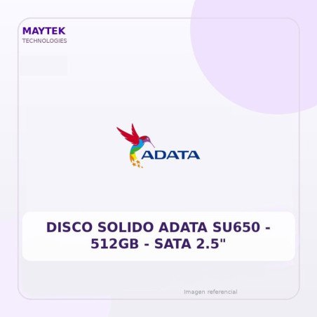 Disco Solido Adata SU650 | 512GB | SATA 2.5"