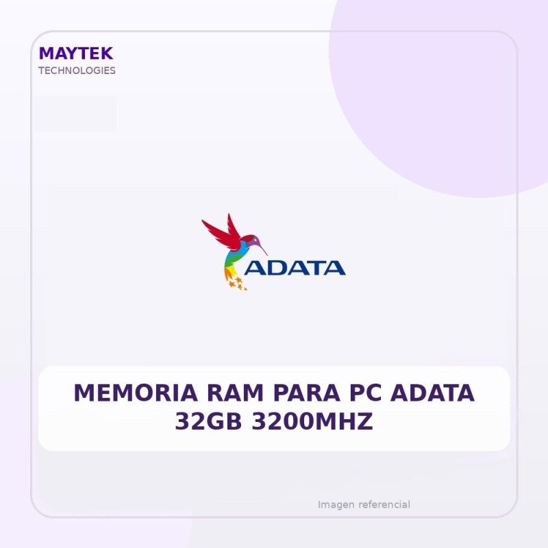 Memoria RAM para PC Adata 32GB 3200MHZ
