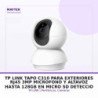 Tp-link TAPO C310 - PARA Exteriores - RJ45 - 3MP - Microfono Y Altavoz - Hasta 128gb EN Micro SD - Deteccion DE Movimiento