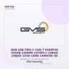 HUB USB TIPO-C con 7 Puertos 2XUSB 1XHDMI 1XTIPO C Carga 1XRJ45 1XSD CARD 1XMICRO SD