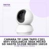 CAMARA TP-LINK Tapo C201 WiFi Vigilancia 360Â° Micro SD Hasta 512GB Negro