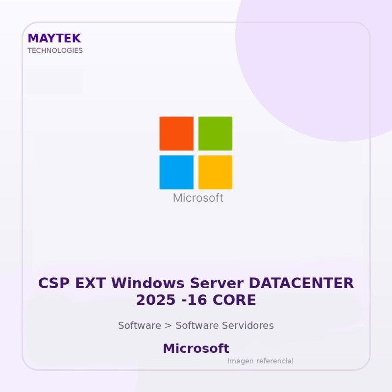 CSP Ext Windows Server Datacenter 2025 -16 Core