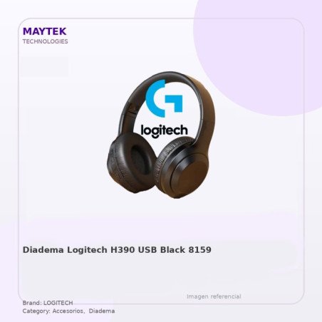 Diadema Logitech H390 USB Black