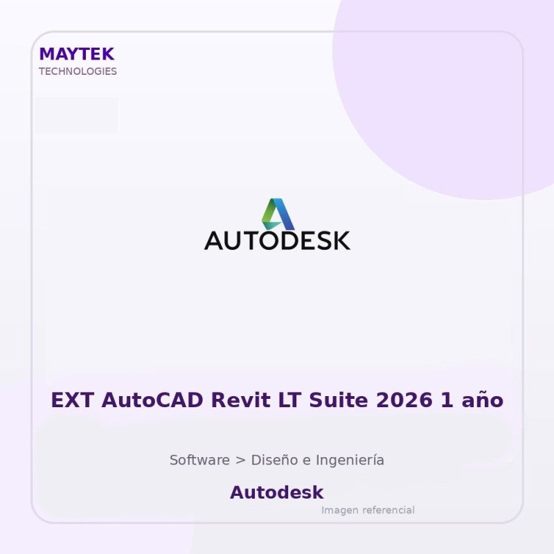 Ext Autocad Revit Lt Suite 2026 1 Año