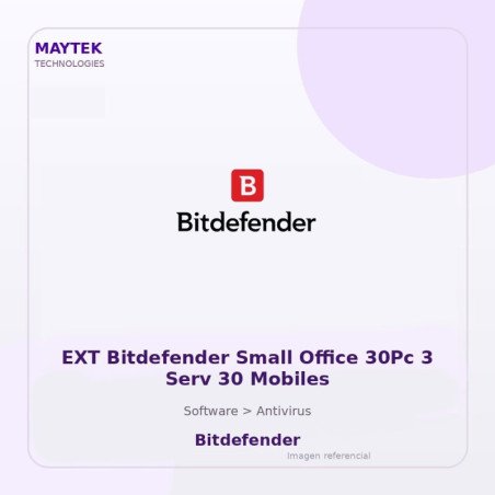 Bitdefender Ext Bitdefender Small Office 30PC 3 Serv 30 Mobiles