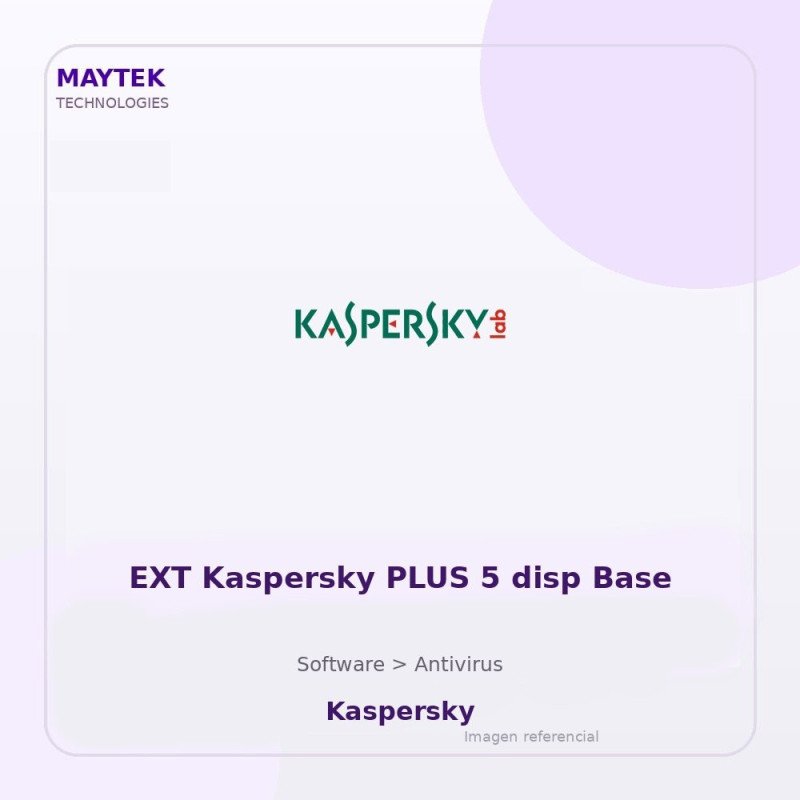 Kaspersky Ext Kaspersky Plus 5 Disp Base
