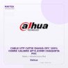 Cable UTP CAT5E Dahua OFC 100% Cobre Calibre 4P*0.45MM Chaqueta PVC