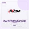 Cable UTP CAT6 Dahua OFC 100% Cobre Calibre 4P*0,53MM Chaqueta PVC AZUL O Blanco