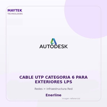 Enerline Cable UTP Categoria 6 para Exteriores LPS