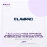 LanPro Cable U/UTP CAT6 SIN Blindar para Exterior Rollo 305M 24AWG BC Doble Chaqueta Cmx+pe Negro Testeado