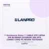 LanPro Cable UTP CAT6A SIN Blindar Exterior 305 MTS 23AWG CHAQ PE Negra Testeado