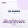 LanPro CIERRE DE EMPALME CILINDRICO MUFLAS PARA FO 1 PUERTO OVAL Y 3 PUERTOS CIRCULARES DIAM. 120 X 300 mm DE ALTO