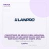 LanPro Convertidor de Medios Fibra Individual Monomodo 10/100/1000M Hasta 20KM BIDI WDM 5VDC Puerto SC (venta 2PCS)