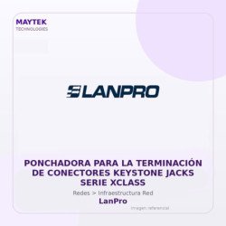 LanPro Ponchadora para la Terminación de Conectores Keystone Jacks Serie Xclass