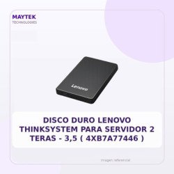 Disco DURO Lenovo Thinksystem para Servidor 2 Teras | 3,5 ( 4XB7A77446 )