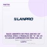 LanPro RACK Abierto de PISO Ancho 19" Altura 45RU 2 Parales en "U" de 15 X 3,81CM Laminado en FRIO CAL 14